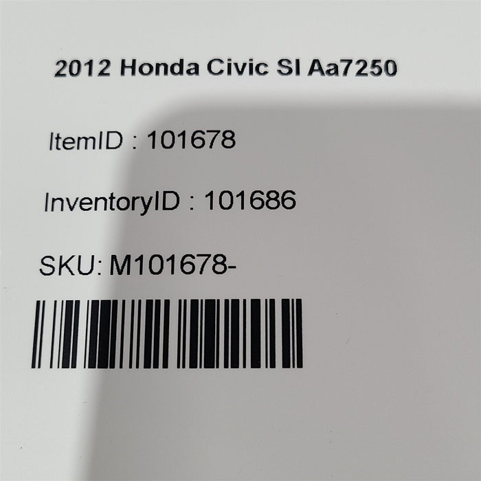 12-15 Honda Civic Si Windshield Washer Bottle Reservoir Aa7250