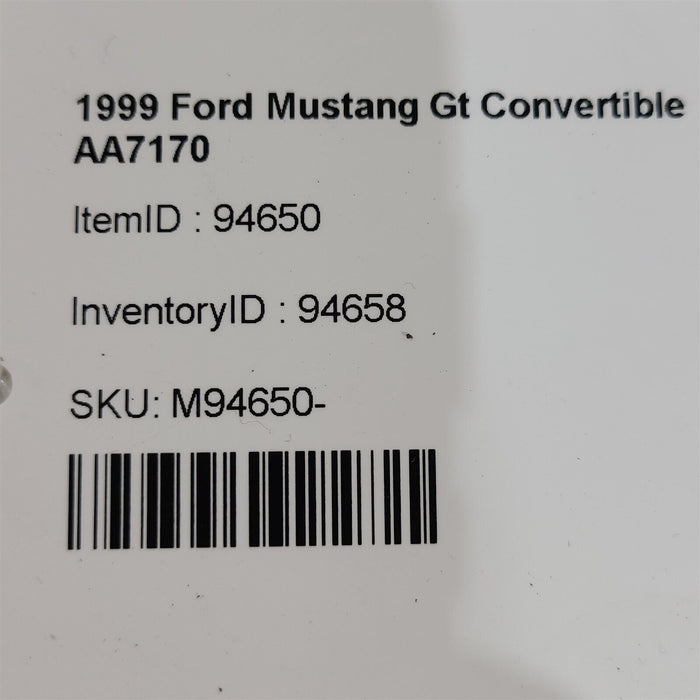 99-04 Mustang Rear Trunk Latch Lock Mechanism Aa7170