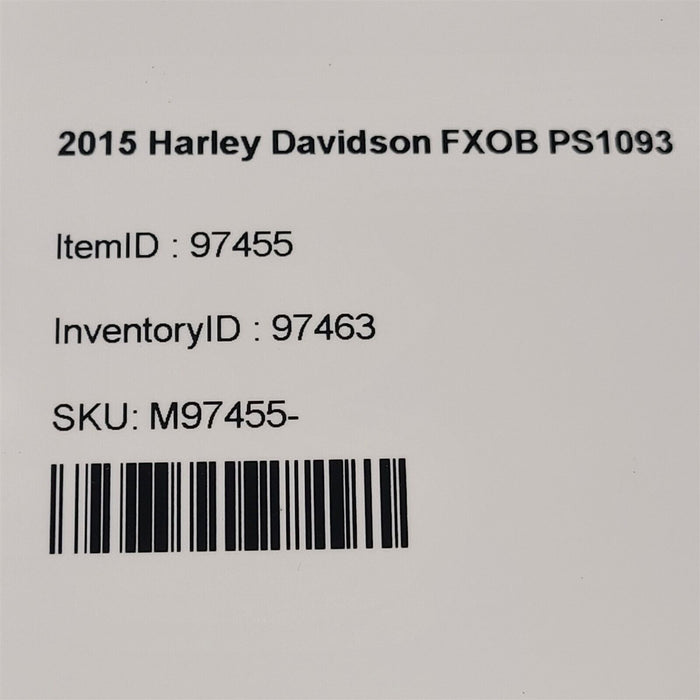 2015 Harley Dyna Street Bob FXDB Fuel Feed Line PS1093