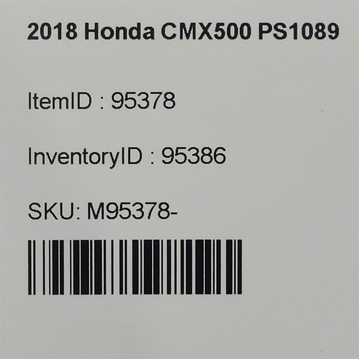 2018 Honda CMX500 Kick Stand Kickstand PS1089