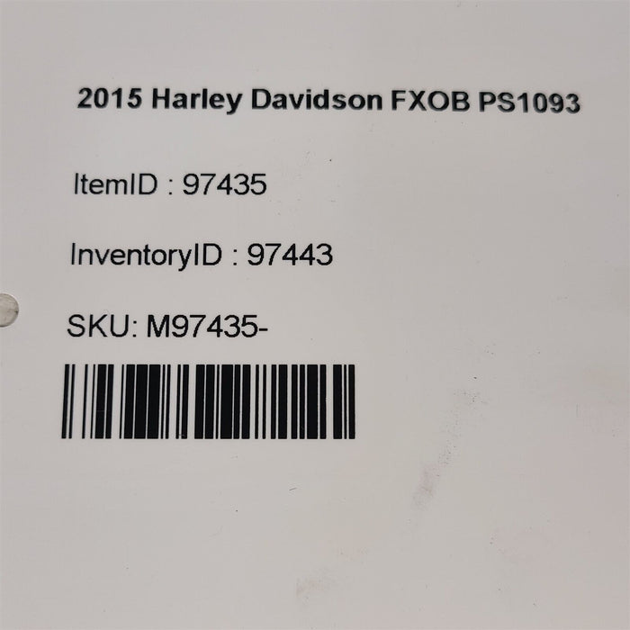 2015 Harley Dyna Street Bob FXDB Main Wiring Harness Loom PS1093