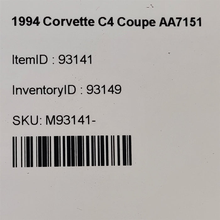 90-96 Corvette C4 Convertible Left & Right Rear Delco Speakers Pair Oem Aa7151