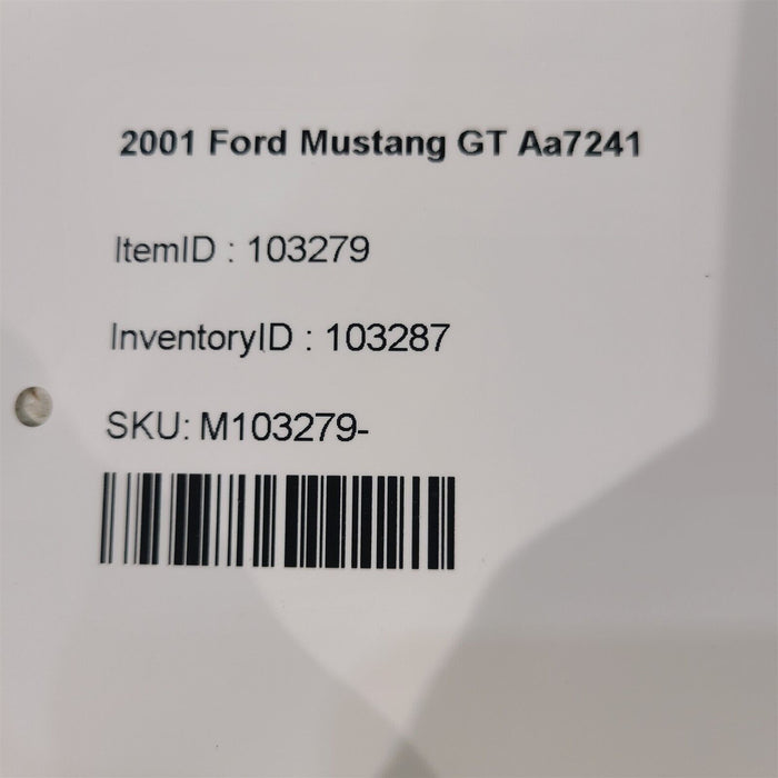 99-04 Mustang GT Fender And Trunk Deck Lid Emblem Set Aa7241