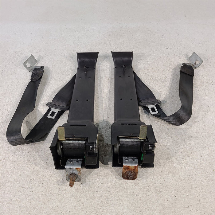 99-04 Mustang Gt Convertible Rear Seat Belt Retractors Left Right Set Aa7237