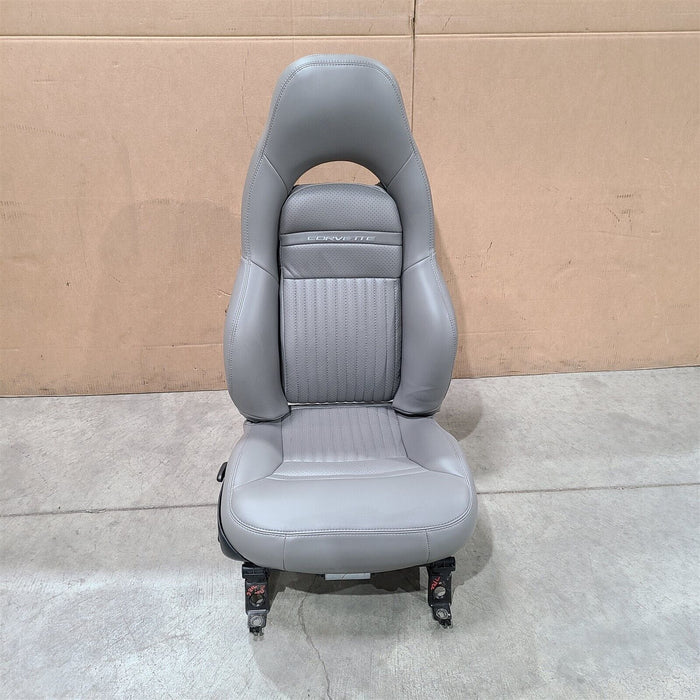 99-04 Corvette C5 Sport Seat With Track Passenger Rh Grey Aa7126