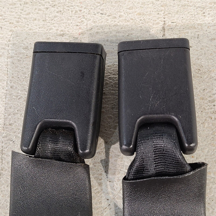 94-98 Mustang Rear Seat Belt Buckles Latches Pair Aa7216