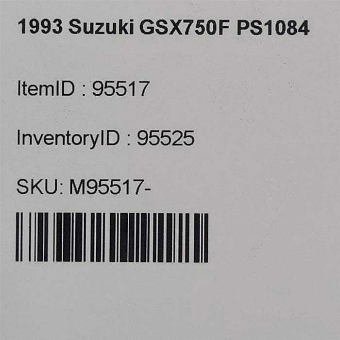 1993 Suzuki GSX750F Katana Left Right Cover Side Guard PS1084