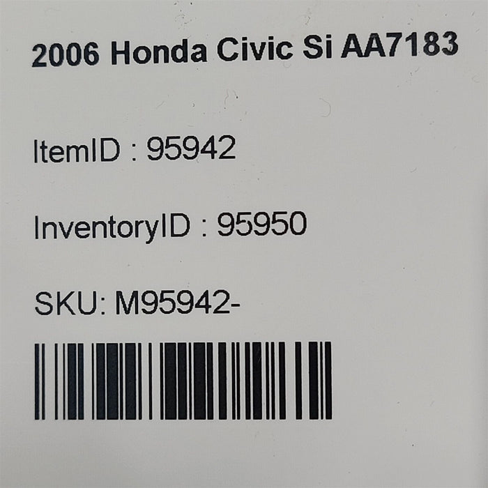 06-11 Honda Civic Si Coupe Rear Seat Latches Latch AA7183