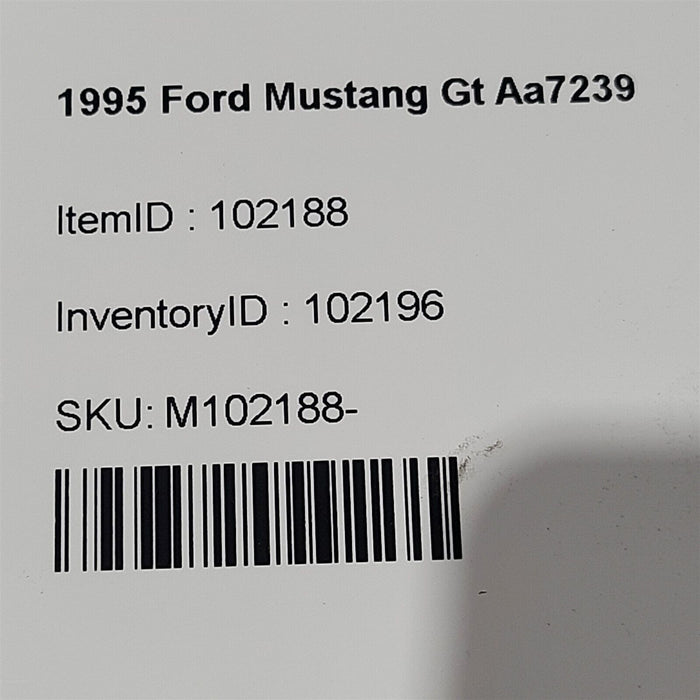 94-98 Mustang Gt Rear Suspension Coil Springs Pair Aa7239