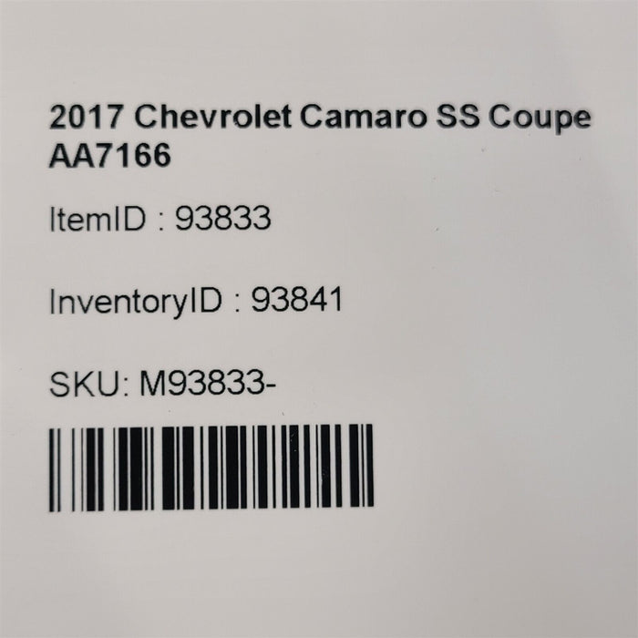 2017 Camaro Ss Fuse Junction Box Block Panel Aa7166