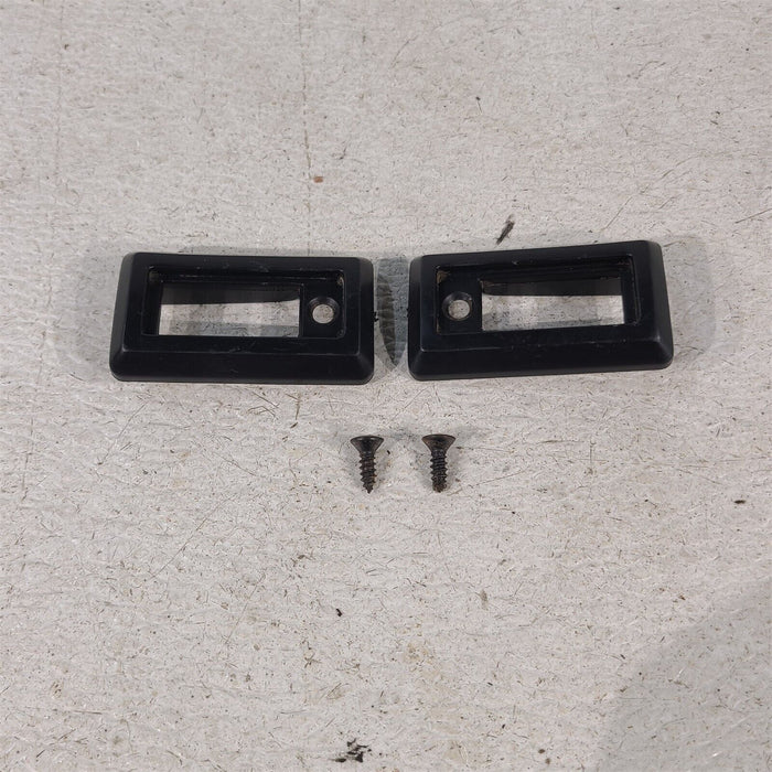 87-93 Mustang GT Front Seat Tilt Bezel Trim Lh Rh Pair Aa7260