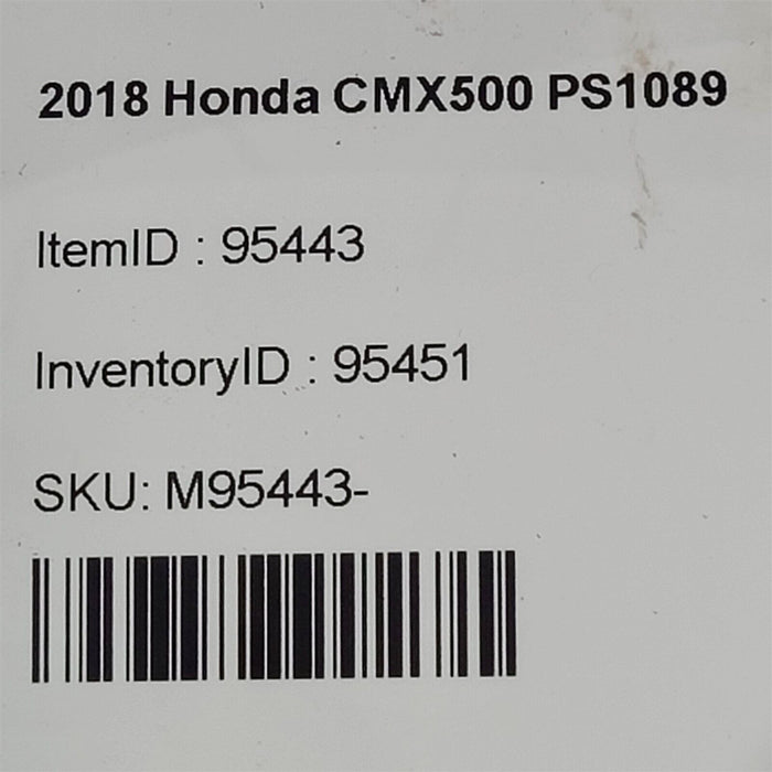 2018 Honda CMX500 Front Wheel 130/90-16 PS1089