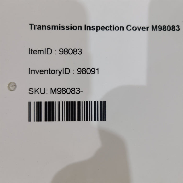 92-96 Corvette C4 Auto Transmission Inspection Belly Cover Dust Shield M98083