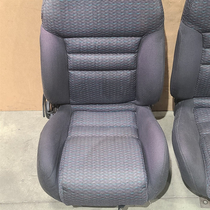 94-98 Mustang Gt Convertible Seats Front Rear Set Fabric Cloth AA7192