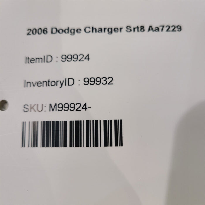 06-08 Dodge Charger SRT8 Satellite Radio Receiver Control Module Aa7229
