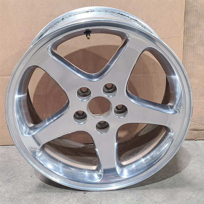 94-98 Mustang 5 Spoke Polished Wheel Set Wheels 17X9 Aa7236