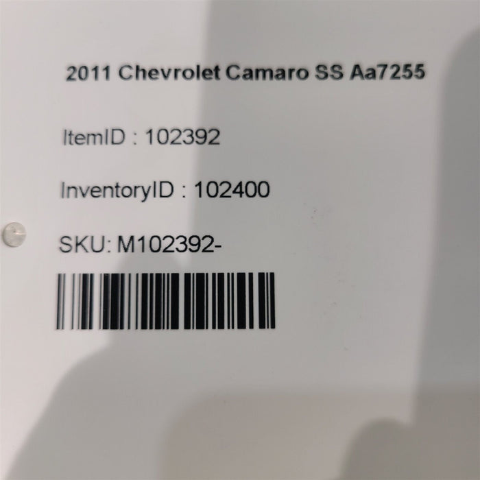 11-15 Camaro Ss Curtain Air Bag Driver Lh Aa7255