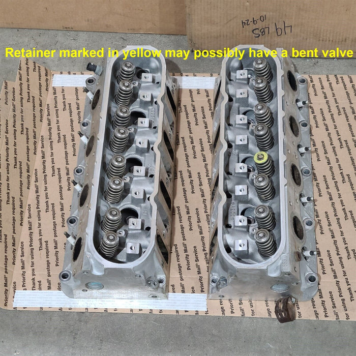 97-04 Corvette C5 LS1 5.7 Cathedral Port Cylinder Head Pair 853 Castings Aa7262