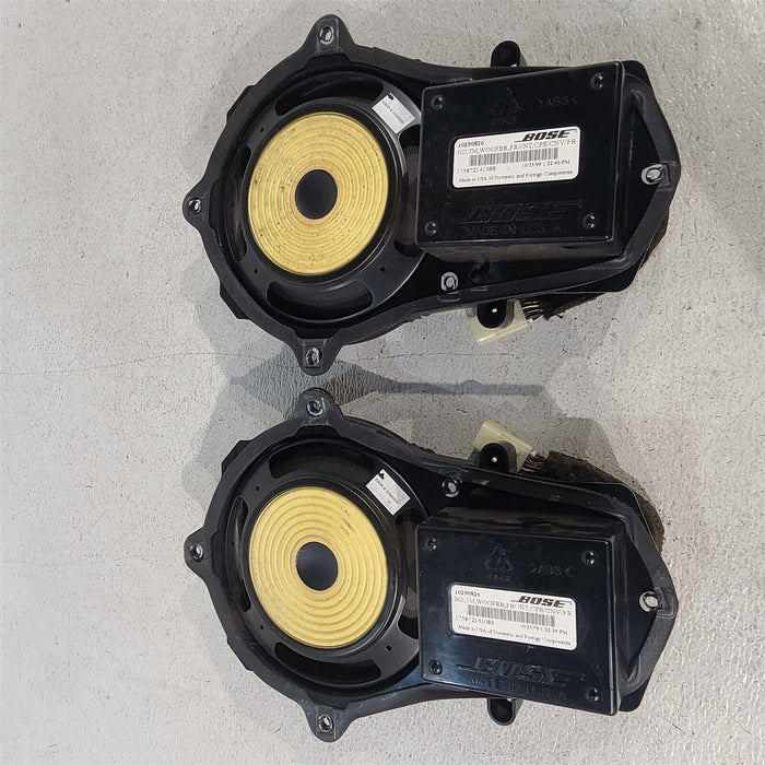 97-04 Corvette C5 Bose Door Speakers Woofers Pair Oem AA7221