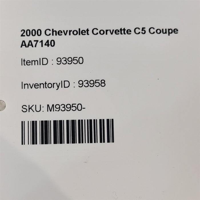 99-00 Corvette C5 Passenger Door Control Module Relay Box 10435192 Aa7140
