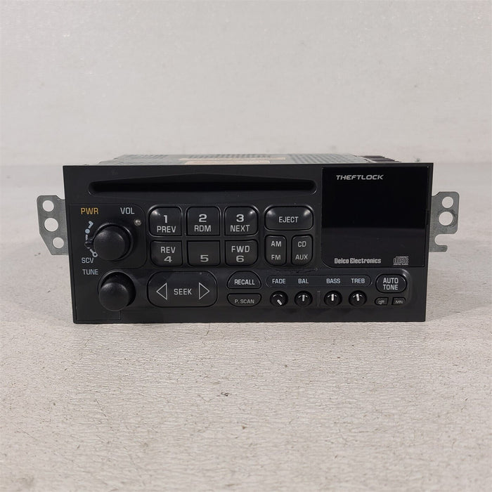 97-00 Corvette C5 Radio Stereo Cd Player Am/Fm 16257601 Oem Aa7253