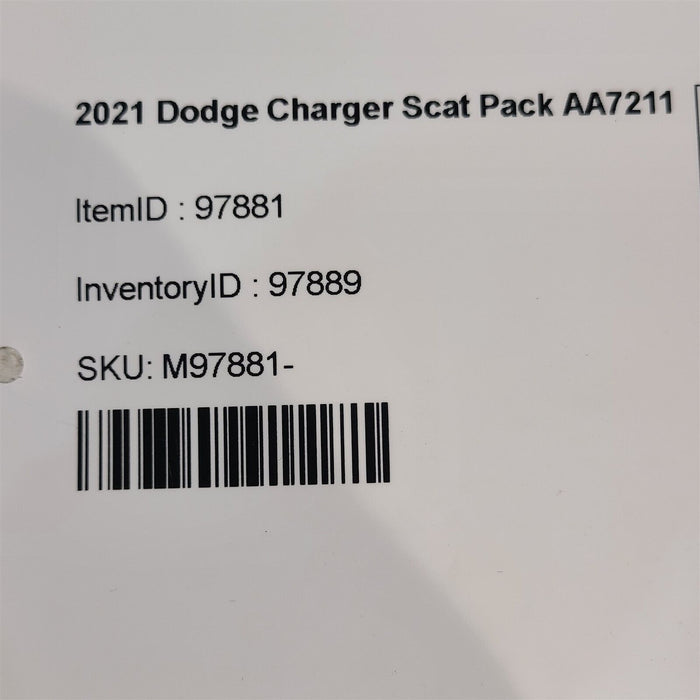 15-23 Dodge Charger Scat Pack LH RH Sun Visors Sunvisor Set Pair AA7211