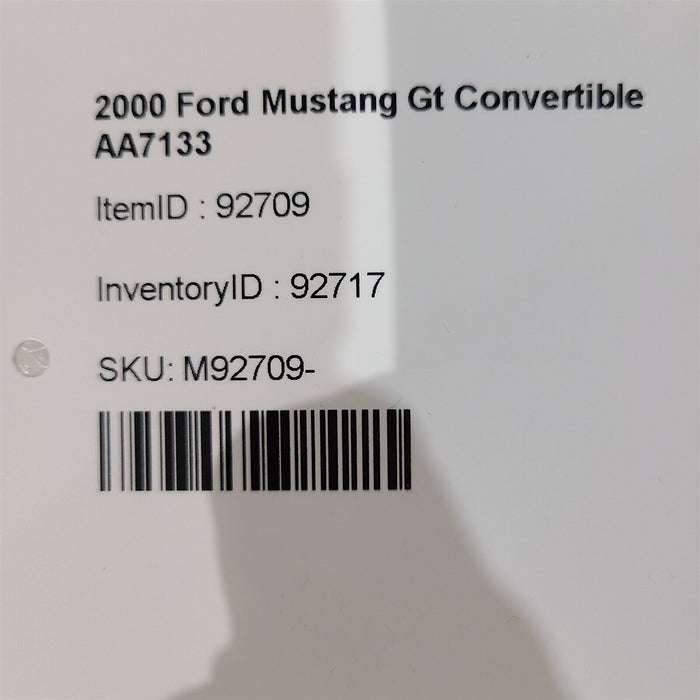 99-04 Mustang Fender Bolts Hardware Spacers Aa7133