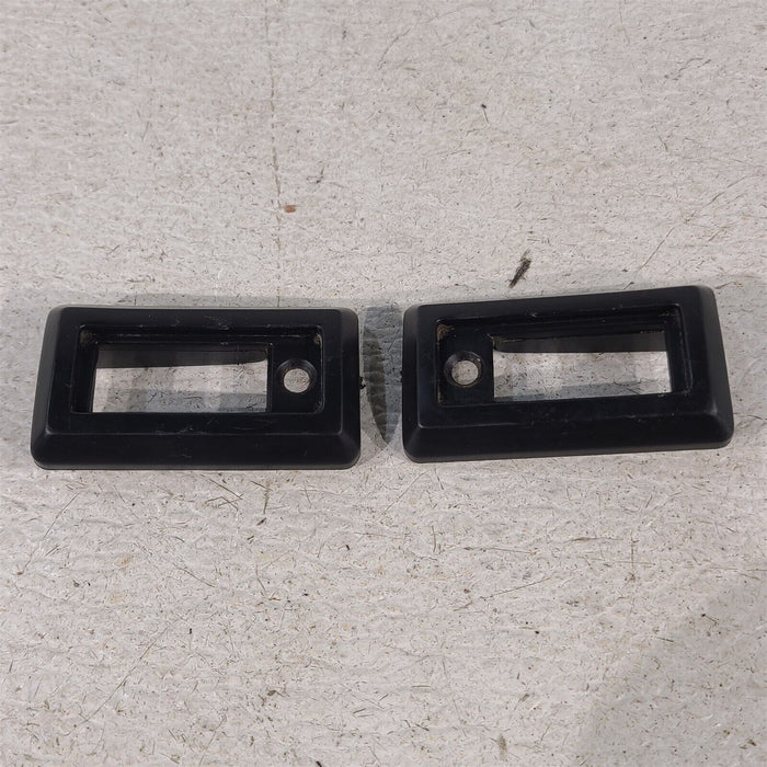 87-93 Mustang GT Front Seat Tilt Bezel Trim Lh Rh Pair Aa7260