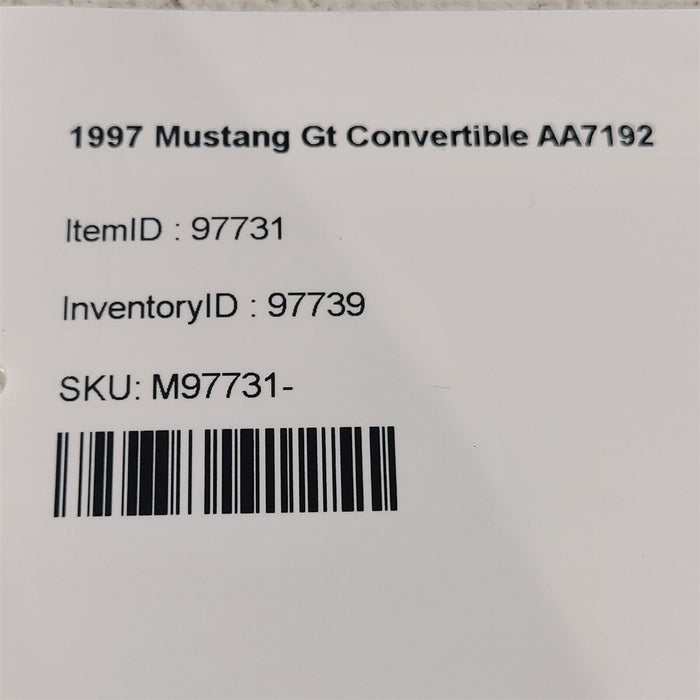 96-98 Mustang 4.6L Sohc Engine Bay Fuel Feed & Return Lines Hoses Oem AA7192