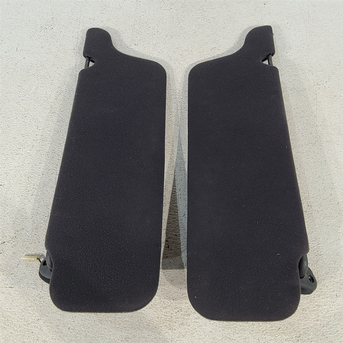 94-98 Ford Mustang Coupe Black Sun Visor Set Pair Sunvisors Aa7216