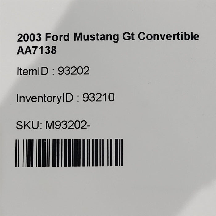 94-04 Mustang Convertible Master Power Window Switch Door Lock Driver Aa7138