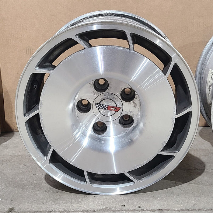 1986 Corvette C4 Wheels Wheel Set 16X9.5 Aa7228