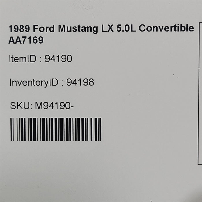 87-93 Ford Mustang 5.0 Front Brake Caliper Set Calipers Aa7169