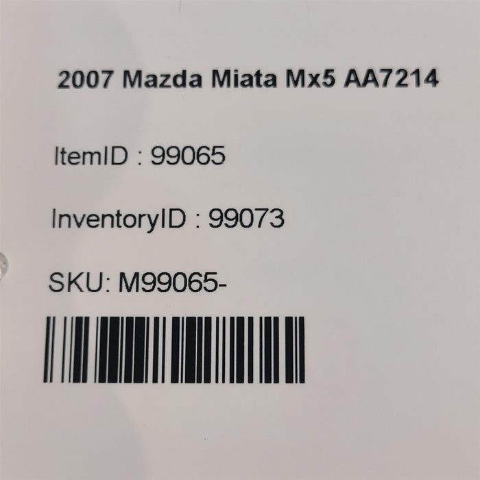 06-15 Mazda Miata Mx5 Soft Top Bracket Retaining Latch AA7214