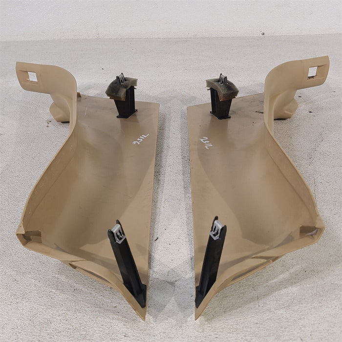 97-04 Corvette C5 Interior Seatbelt Trim Covers B Pillars Oem Tan Aa7156