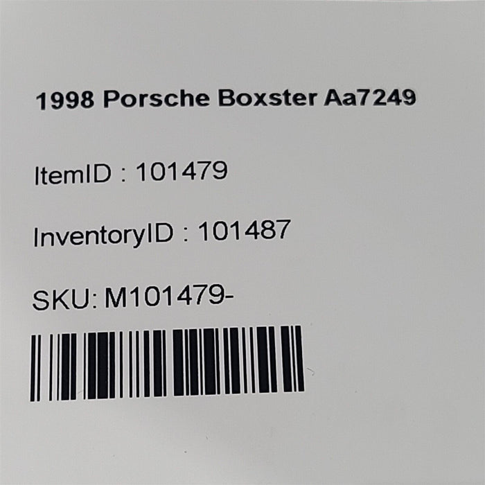 97-04 Porsche Boxster Front Spindle Knuckle Passenger Hub 2.5L Aa7249