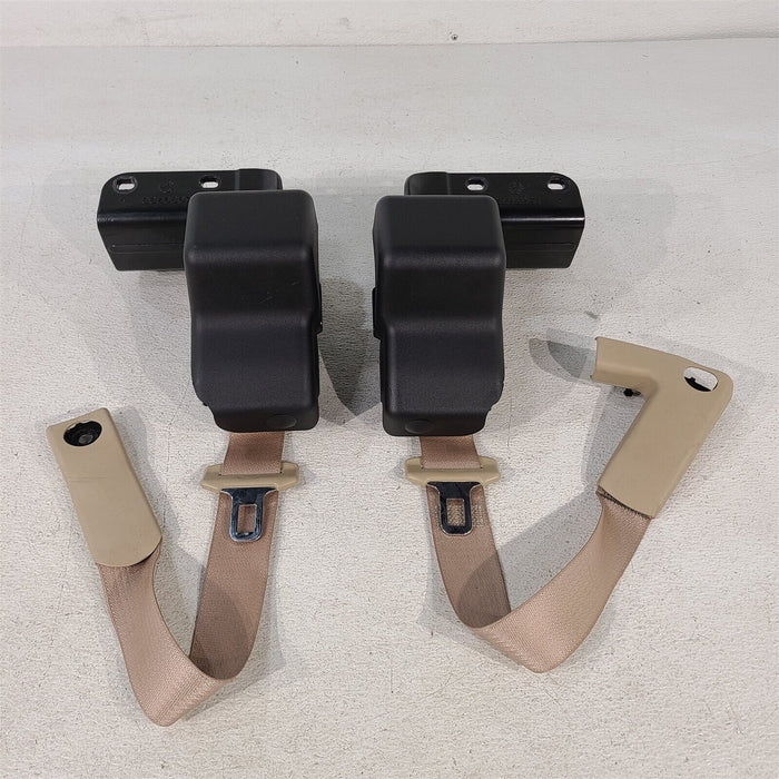 06-13 Corvette C6 Convertible Seatbelts Seat Belt Set Cashmere Oem AA7198