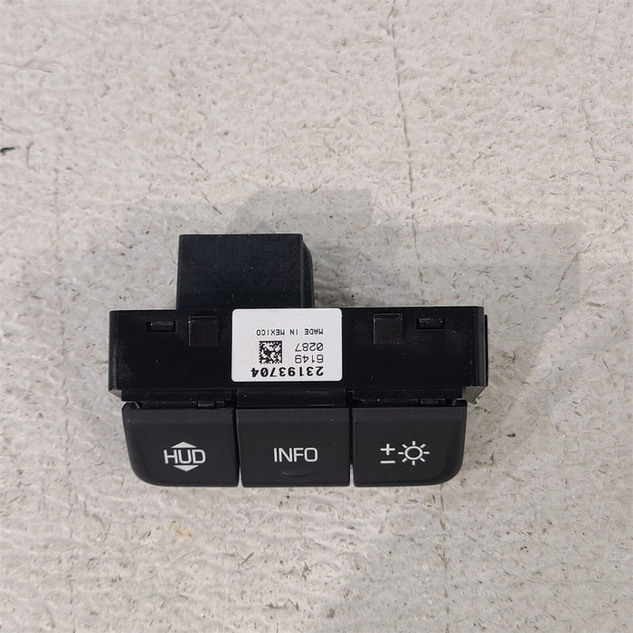 16-20 Camaro Ss Hud Control Switch Control Button Aa7227