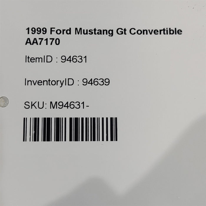 99-04 Mustang Convertible Interior A-Pillar Trim Aa7170