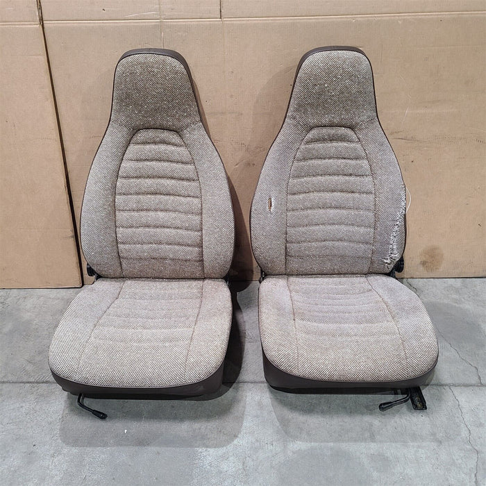 1983 Porsche 944 Front & Rear Seats Rear Seat Set Cloth Note AA7222