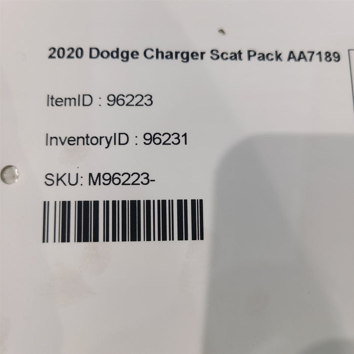 18-22 Dodge Charger Scat Pack Camshaft Plate Cam Shaft 6.4L Hemi Aa7189