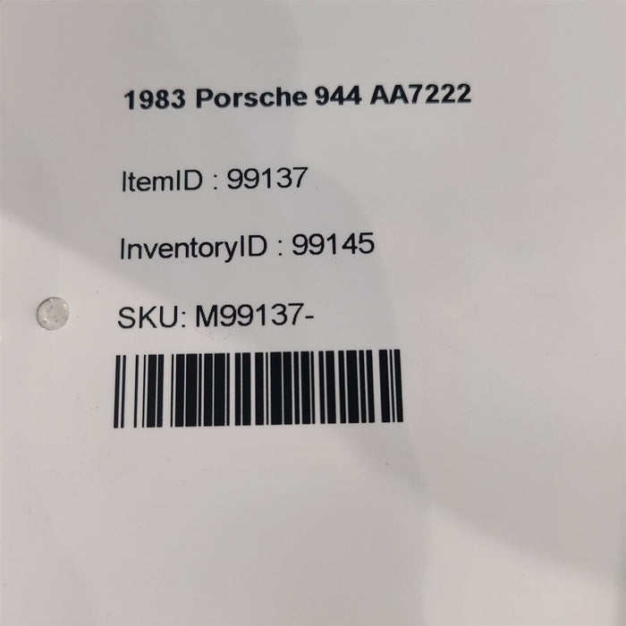 83-87 Porsche 944 Fuel Pump AA7222