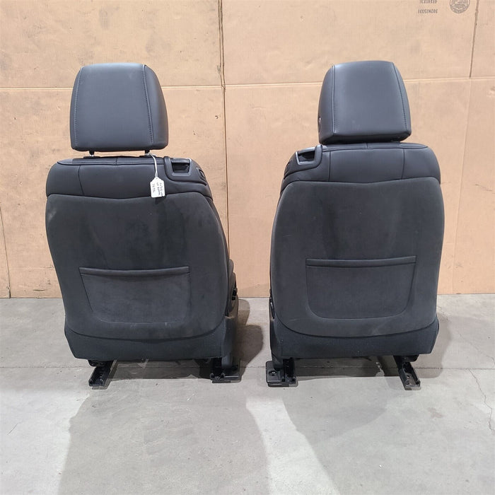 16-19 Cadillac ATS-V Front & Rear Seats Rear Seat Set Black Suede Leather Aa7272