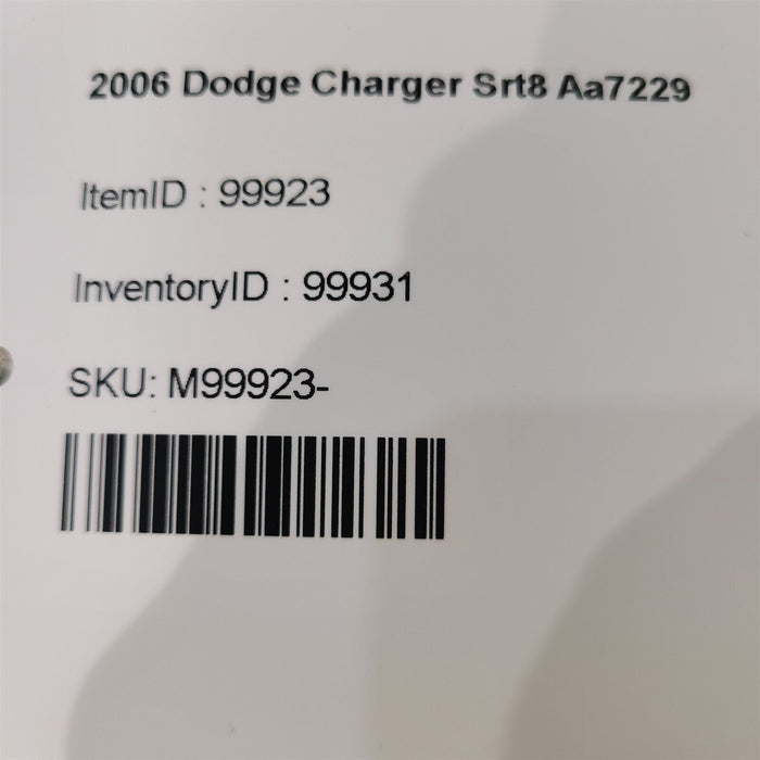 2006 Dodge Charger Srt8 Bluetooth Telematic Module Aa7229