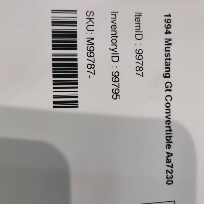 94-98 Mustang Gt Cobra Convertible Top Lift Cylinders 1994-1998 Oem Pair Aa7230