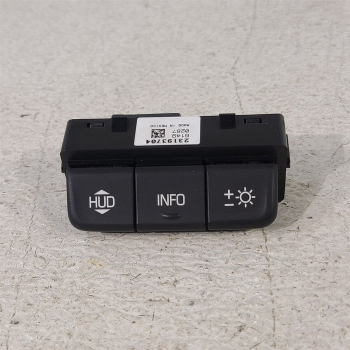 16-20 Camaro Ss Hud Control Switch Control Button Aa7227