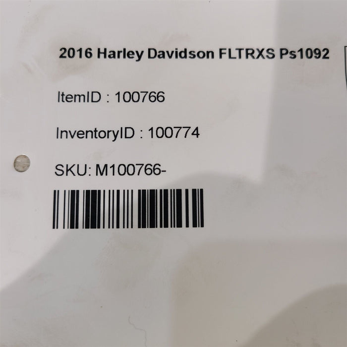 2016 Harley Road Glide Special Oil Pump Camshaft Timing Cam Shaft Ps1092