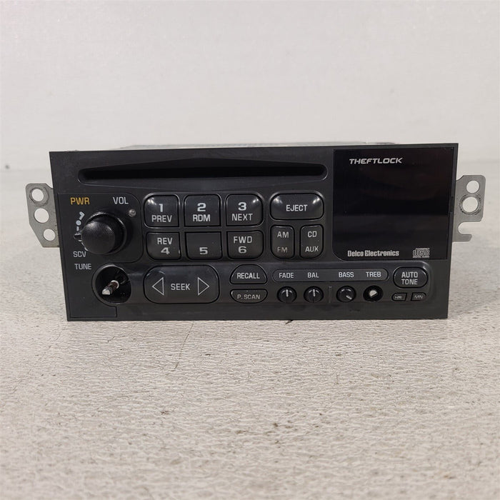 01-04 Corvette C5 Radio Stereo Cd Player Am/Fm 09390211 Oem AA7207