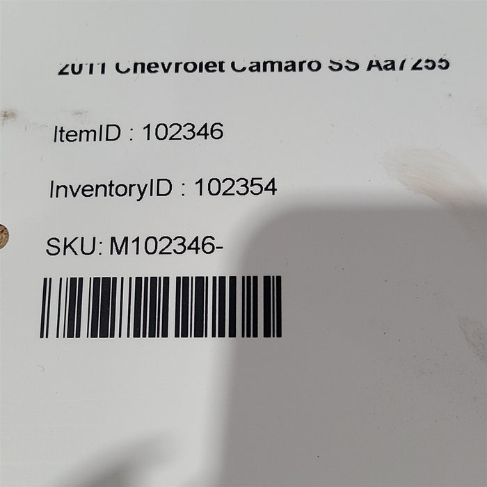 10-15 Camaro Ss Driver Front Knuckle Spindle Lh Hub Aa7255