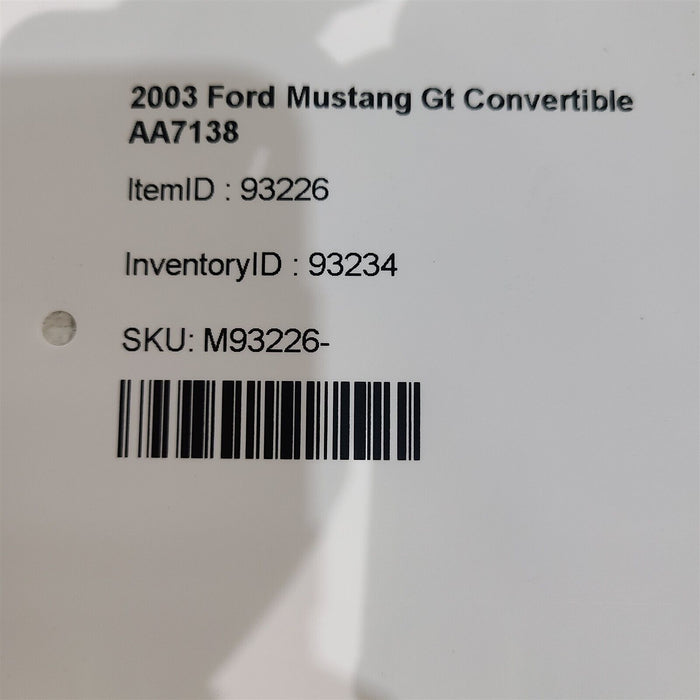 94-04 Mustang Door Speakers Oem Pair Aa7138